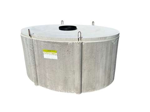 Regenwaterput 15000 L ovaal