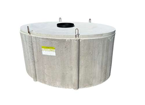 Regenwaterput 15000 L ovaal